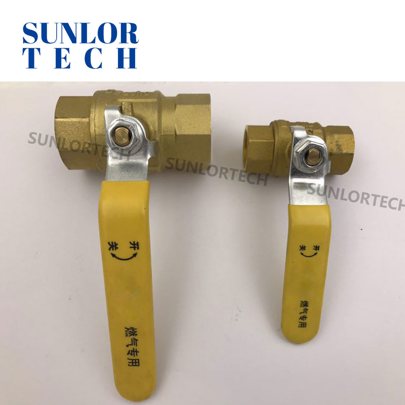 Manual gas ball valve