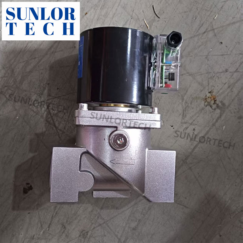 Sunlortech Válvula solenoide de gas AG32R acción directa vacío/presión cero corte de seguridad GLP gas natural