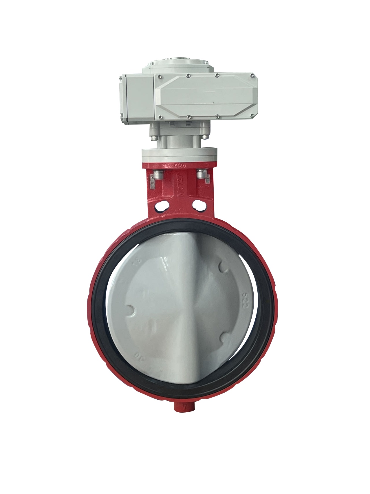 Professional Manufacture DN50 DN65 DN100 motorized butterfly valve 4-20ma electric control flange butterfly valve