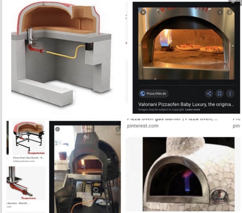 Industry Pizza Oven Gas and Wood Pizza Oven Gas Burner System  LNG LPG Gas burner for Pizza Oven