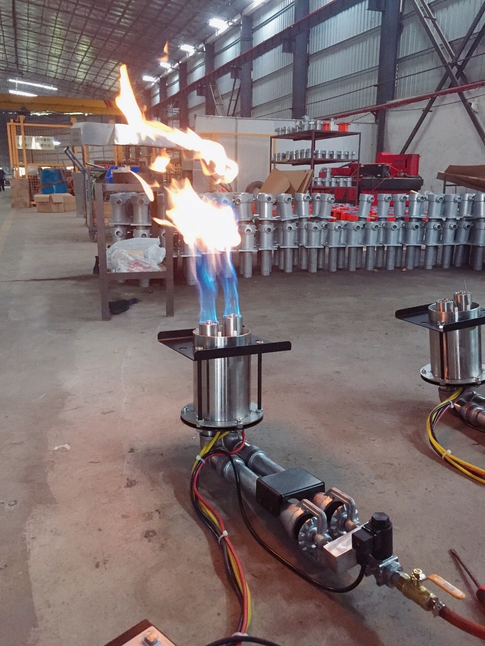 Industry Pizza Oven Gas and Wood Pizza Oven Gas Burner System  LNG LPG Gas burner for Pizza Oven
