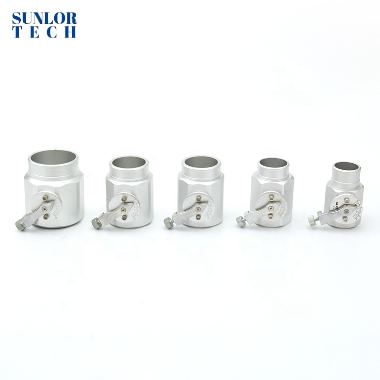 Manual valve aluminum screw valves for air pipes  to control the flow of air  for cumbustion gas system