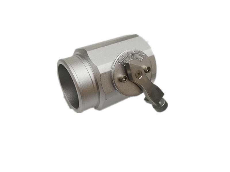 Manual valve aluminum screw valves for air pipes  to control the flow of air  for cumbustion gas system