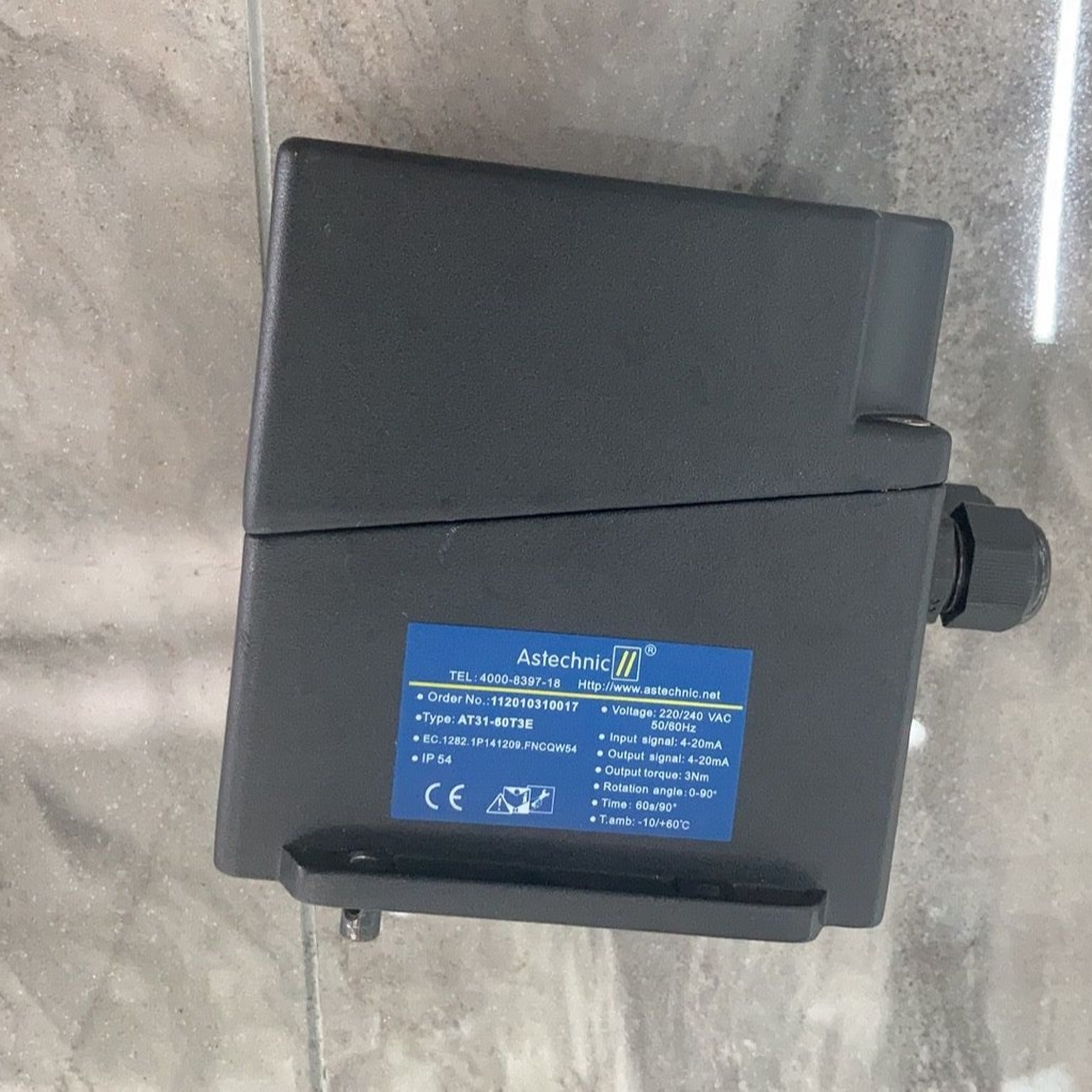 safe Energy efficient Adjustable 0-90 degrees AT31-60T3E Electric actuators