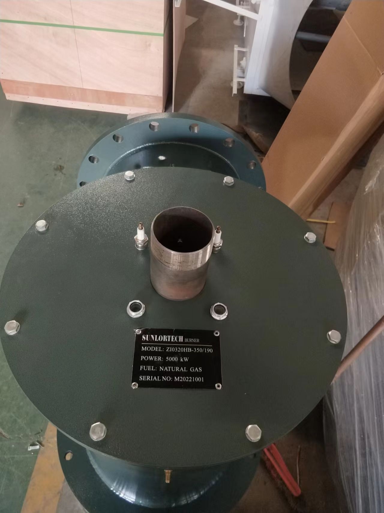 Steel industrial gas furnace zio furnace burner for steel industries