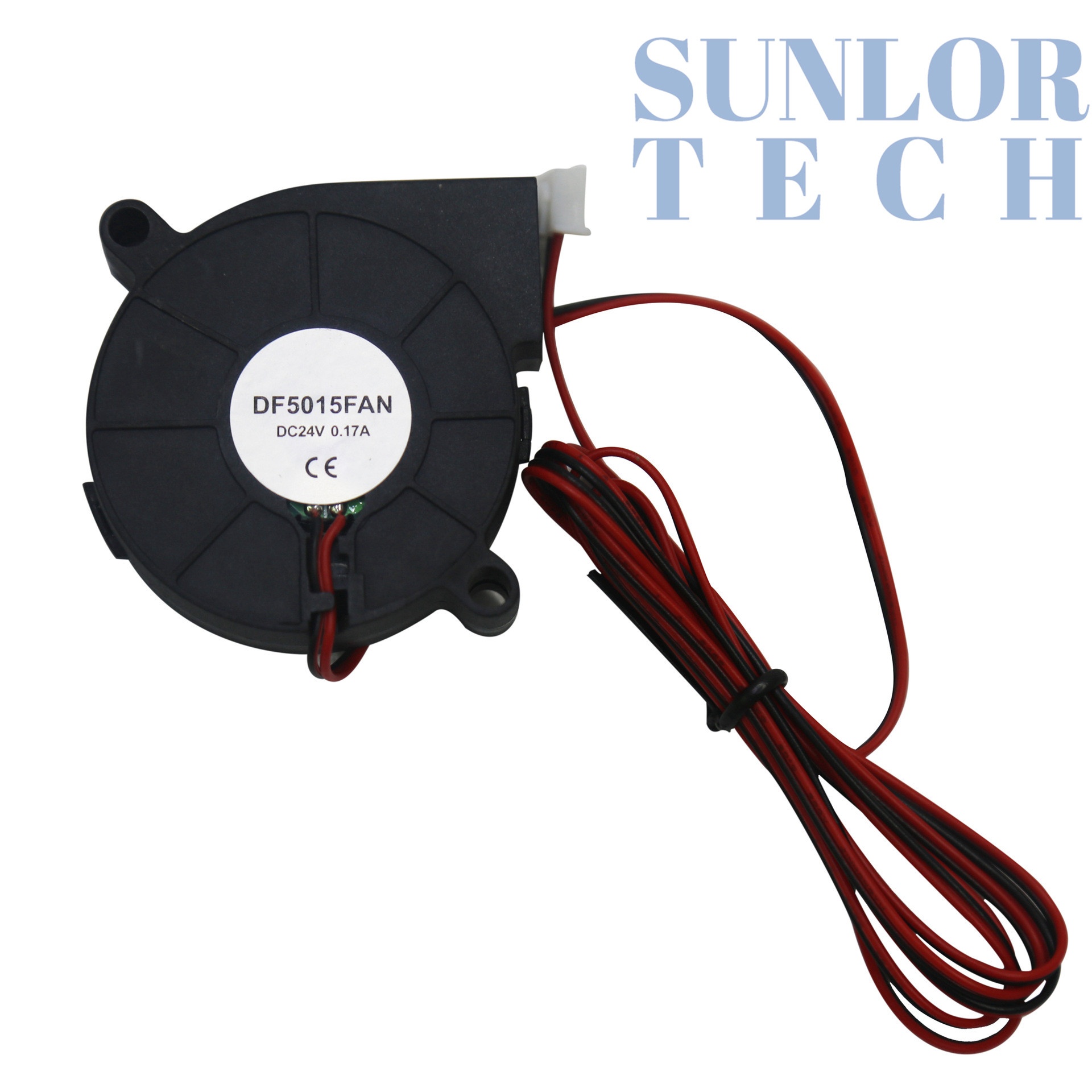 12V / 24V DC blower small fan 5015 ultra-quiet turbo blower circuit board cooling fan