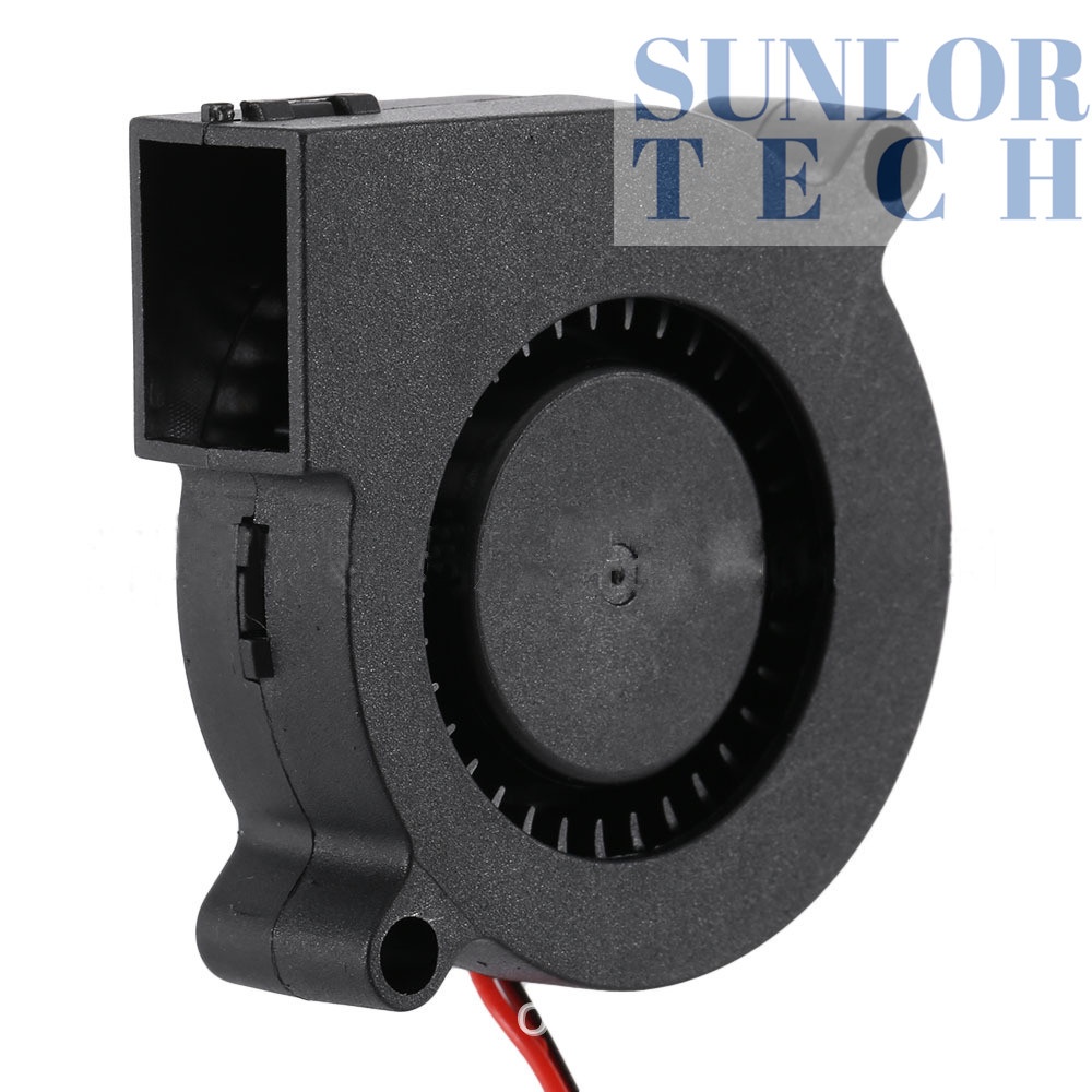 12V / 24V DC blower small fan 5015 ultra-quiet turbo blower circuit board cooling fan