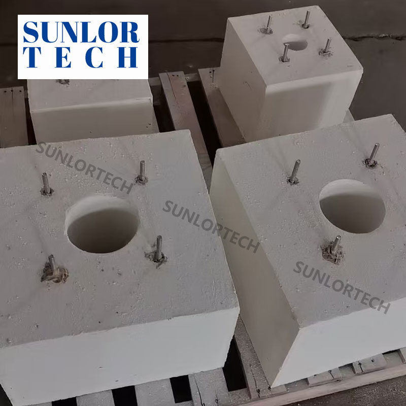 Корундовая горелочная плитка, 1600°C, Al₂O₃≥90%, Fe₂O₃≤1%, низкое содержание примесей, высокая плотность, для промышленных печей, изготовление по чертежам