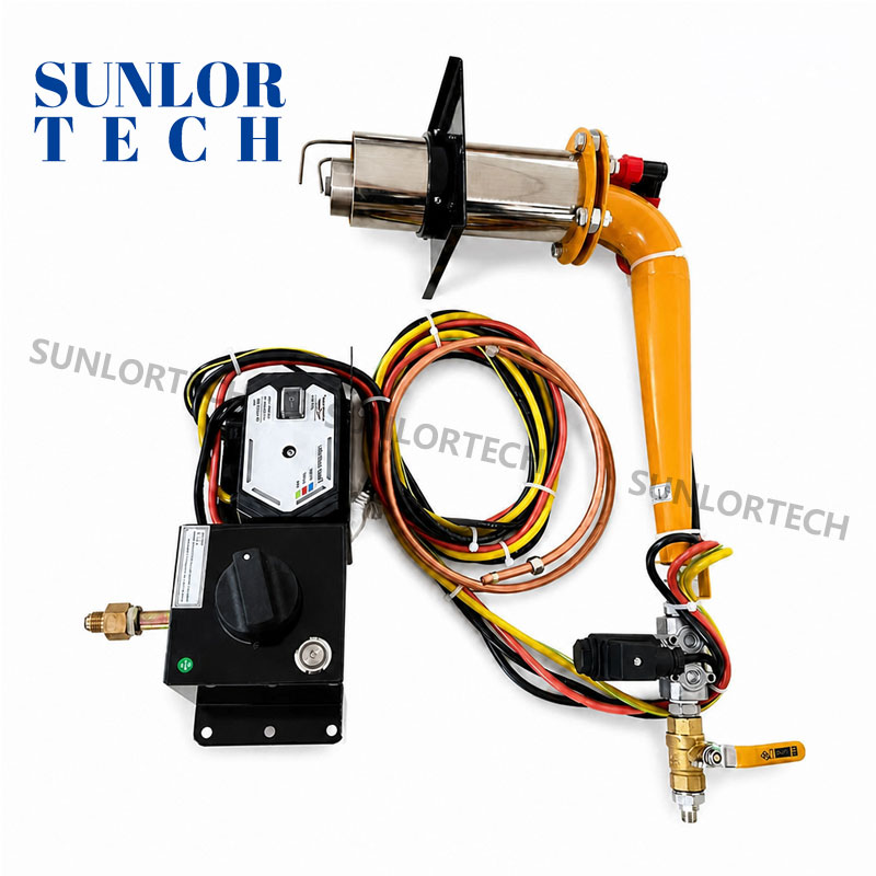 Sunlortech HXSP-1-C Quemador de gas para horno de pizza - Sistema de quemador de bajo consumo para gas licuado de petróleo (GLP)/gas natural/metano/butano - Fabricante OEM