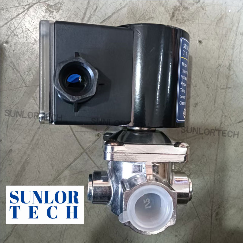 Always closed AVEN 32 gas solenoid valve to open or shut off the gas supply in an emergency