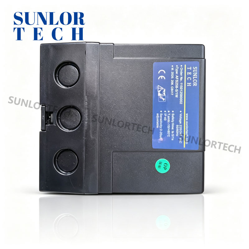 Sunlortech AFS258-5/1W Controlador de encendido de quemador integrado con transformador de encendido incorporado, reemplaza el gabinete de control local.