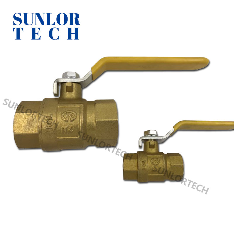 Manual gas ball valve