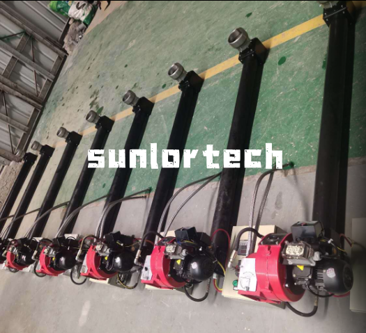 Bottom burning burner, ultra long combustion tube barrel integrated low burning combustion machine system