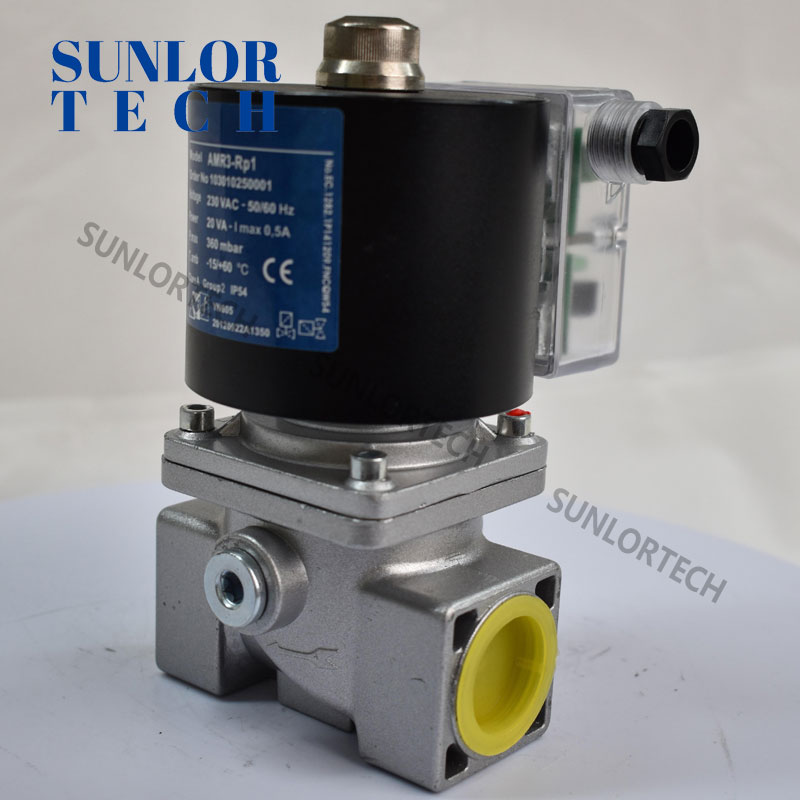 Клапан электромагнитный газовый AMR3-RP1 Отсечной для горелки Промышленные печи, текстиль, печать