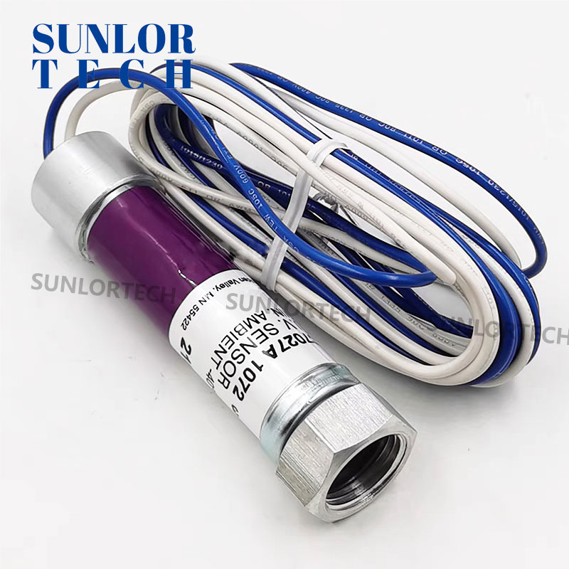 Industrial burner flame monitor