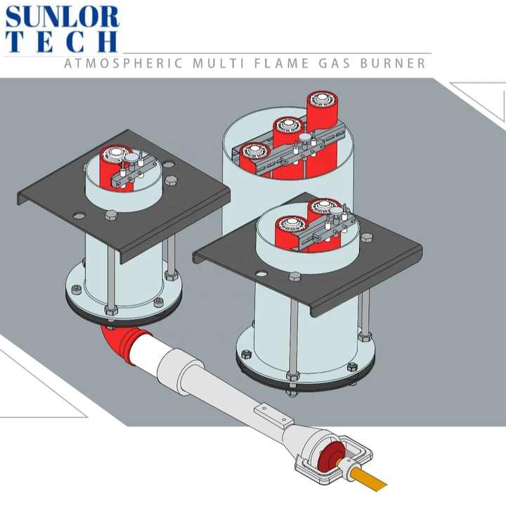 Pizza Oven Gas And Wood Pizza Oven Gas Burner System LPG Gas Burner For Pizza Oven