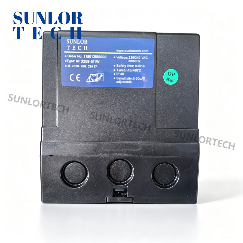 Sunlortech AFS258-5/1W Controlador de encendido de quemador integrado con transformador de encendido incorporado, reemplaza el gabinete de control local.