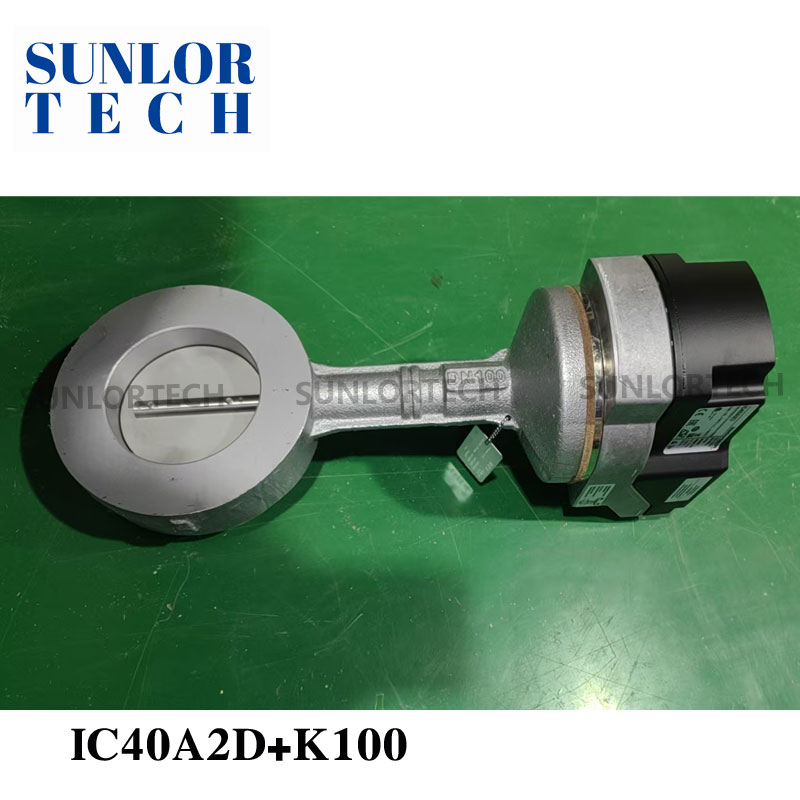 Electric butterfly valve IC40A2D+K100