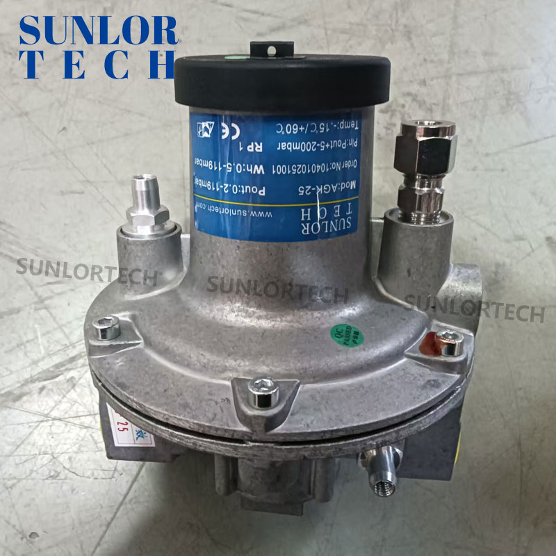 Gas burner ratio control valve AGK 25 air-fuel ratio valve combustion system precision gas distribution valve