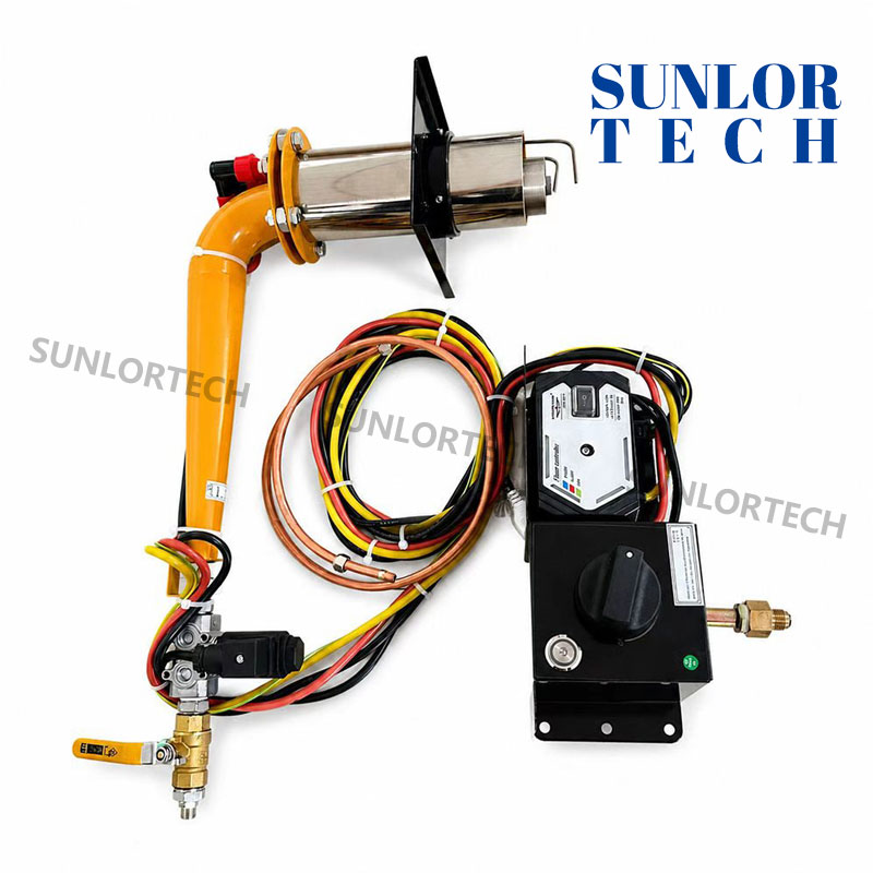 Sunlortech HXSP-1-C Quemador de gas para horno de pizza - Sistema de quemador de bajo consumo para gas licuado de petróleo (GLP)/gas natural/metano/butano - Fabricante OEM