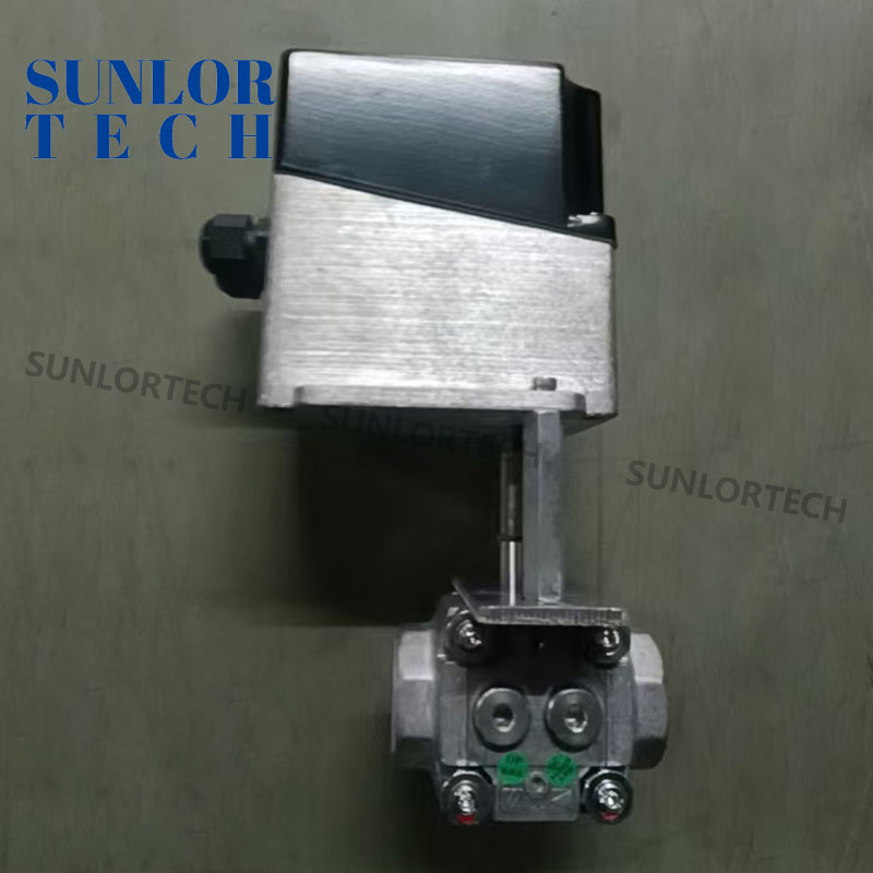 Электрическая воздушная заслонка AT31-30T3R 4-колесная + AFC25, пропорциональное регулирование газ/воздух, клапан управления расходом воздуха/газа