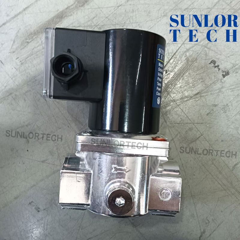 Gas safety guard: high reliability normally closed AVE N25 burner solenoid valve