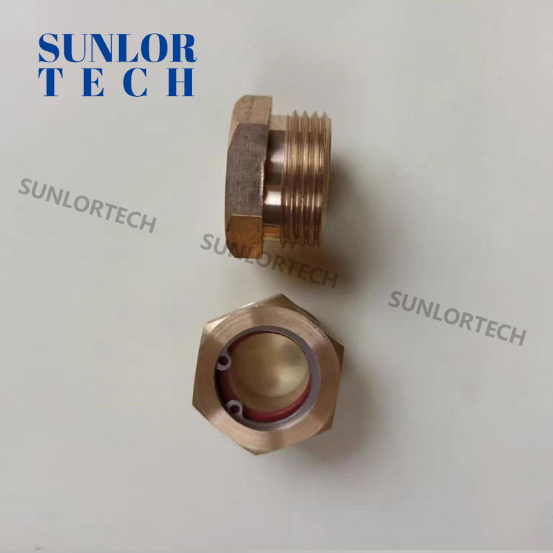 Electroplated burner viewing mirror