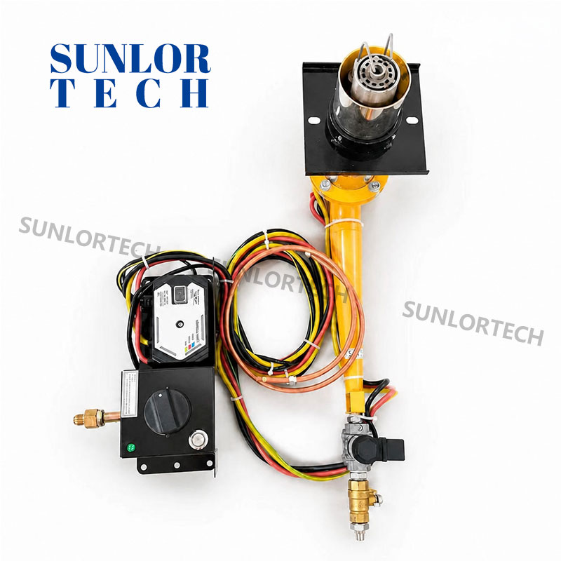 Sunlortech HXSP-1-C Quemador de gas para horno de pizza - Sistema de quemador de bajo consumo para gas licuado de petróleo (GLP)/gas natural/metano/butano - Fabricante OEM