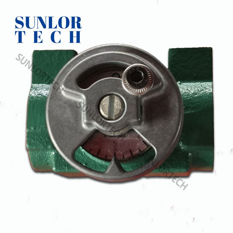 AVM чугунный клапан с резьбовым соединением, шкалой и стопорным винтом — высокая точность управления, низкая степень утечки, подходит для трубопроводов горячего воздуха