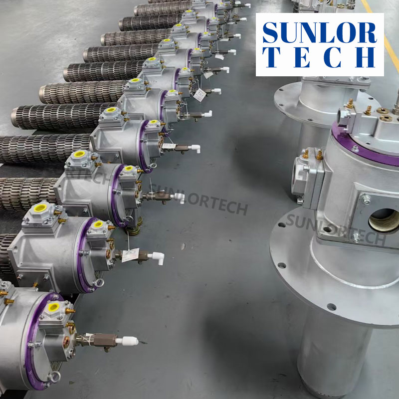 Quemador autorrecuperativo Sunlortech A-MAX | Quemador industrial de ahorro energético con precalentamiento de aire para hornos industriales y hornos de tratamiento térmico