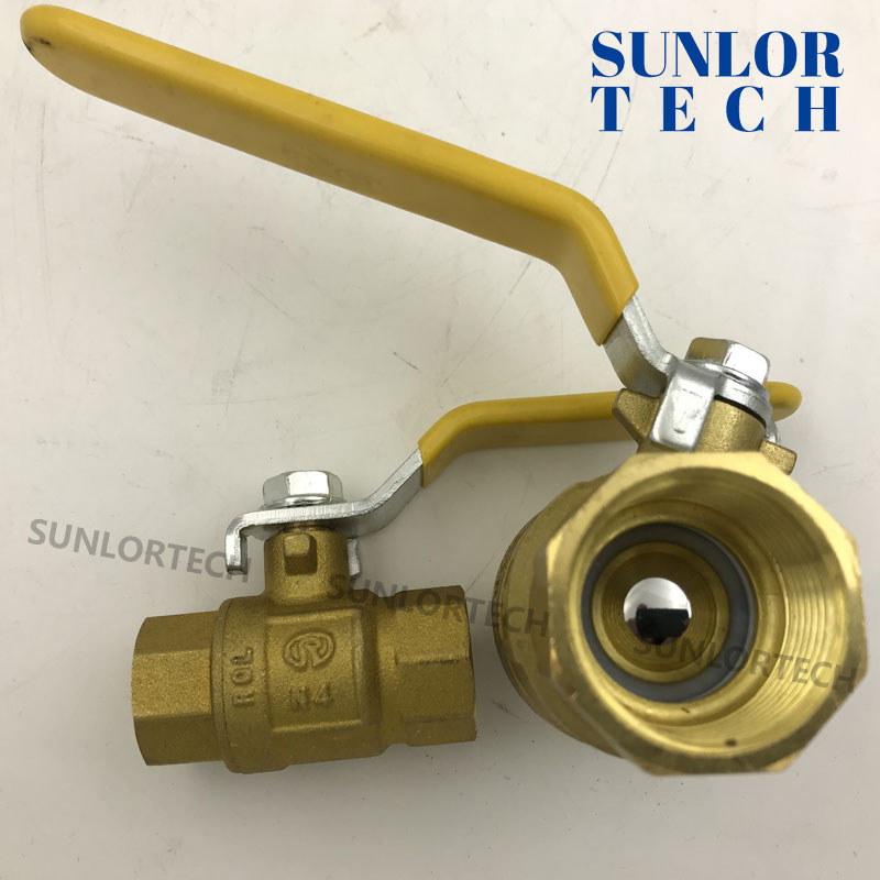 Manual gas ball valve
