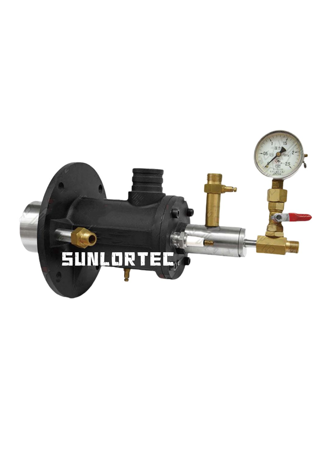 Oil burner for industriral gas burner
