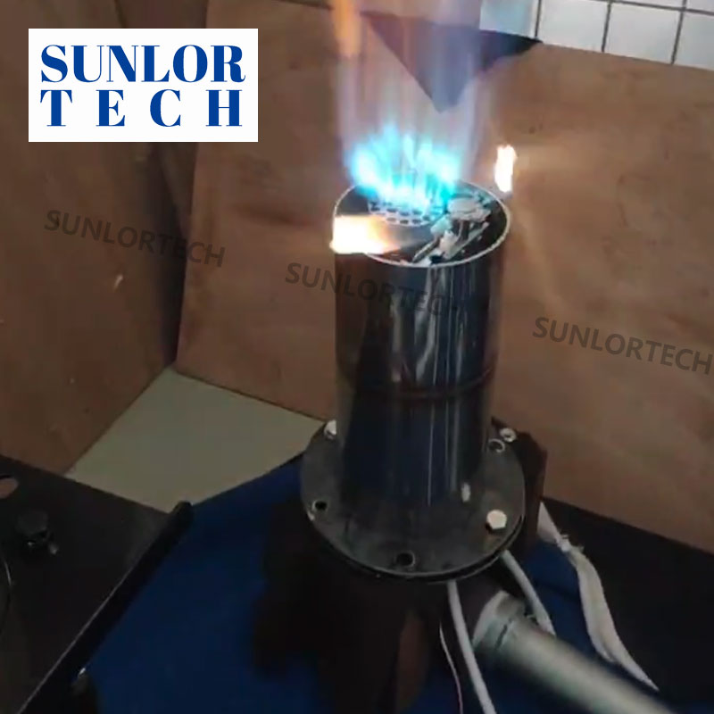 Sunlortech HXPS-1 Quemador de gas para horno de pizza: sistema de quemador multicombustible GLP/GN de bajo consumo para hornos de pizza comerciales y domésticos.