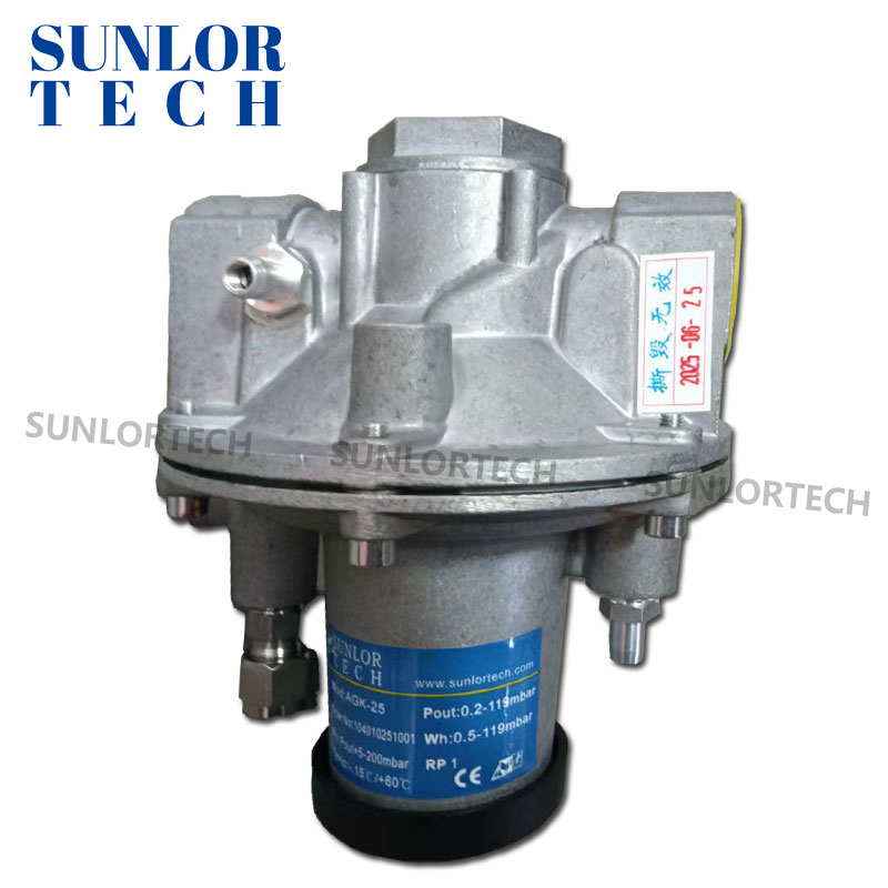 Gas burner ratio control valve AGK 25 air-fuel ratio valve combustion system precision gas distribution valve