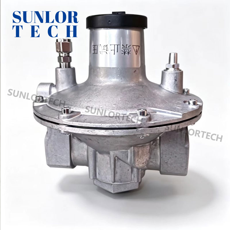 Sunlortech AGK32 Válvula de mariposa con solenoide de pulso de aire, control de flujo, cierre de seguridad, evita la entrada incontrolada de aire al horno