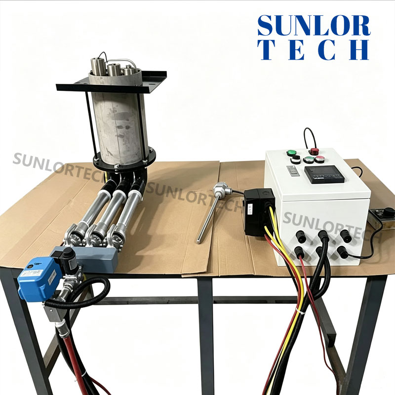 Sunlortech HXPS-3-C quemador de encendido automático con control de temperatura, fabricante de hornos de pizza industriales y domésticos, compatible con personalización OEM