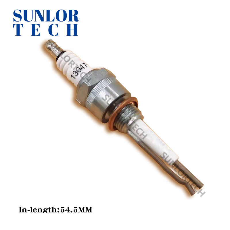 Industrial burner for spark plug