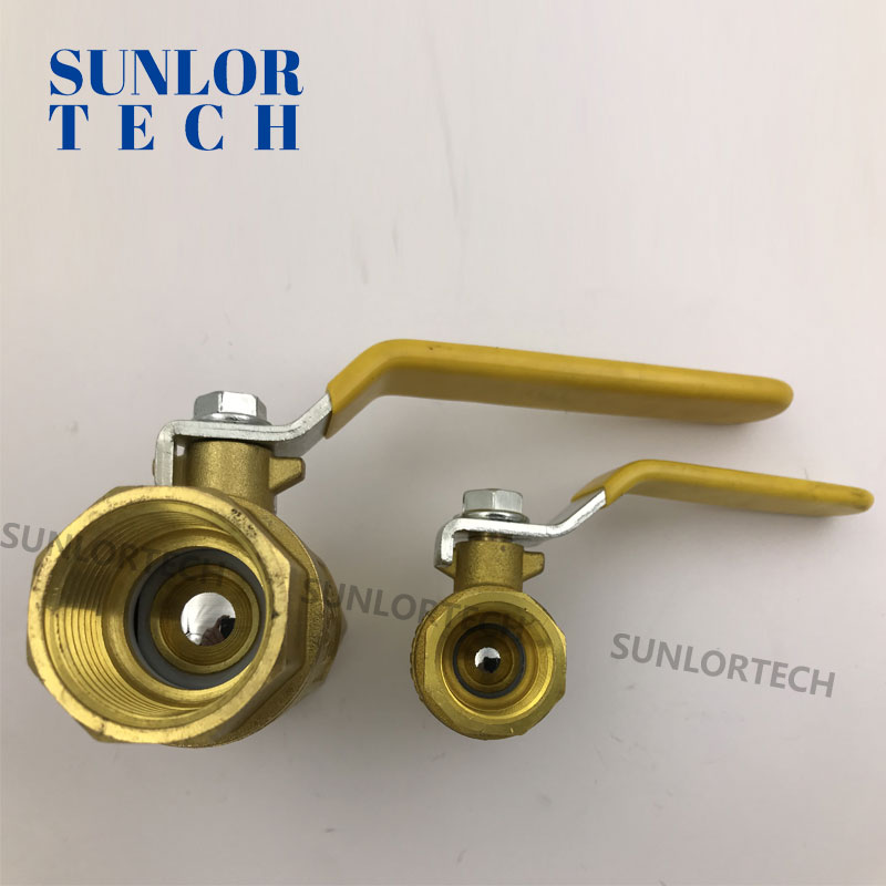 Manual gas ball valve