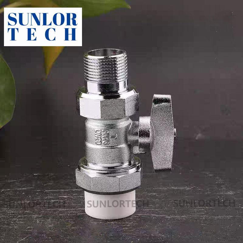 PPR brass live ball valve