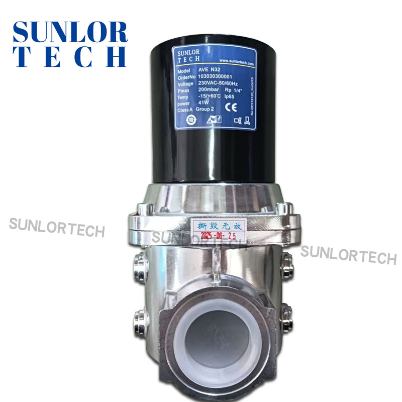 AVE.N32 Gas Solenoid Valve Explosion Proof Gas Solenoid Valve - Normally Closed, Emergency Shut Off