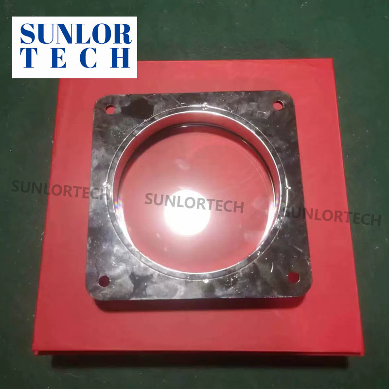 High Temperature Sight Glass for Fire Observation Ports / Peepholes - Borosilicate Viewing Window Thermal Shock Resistant