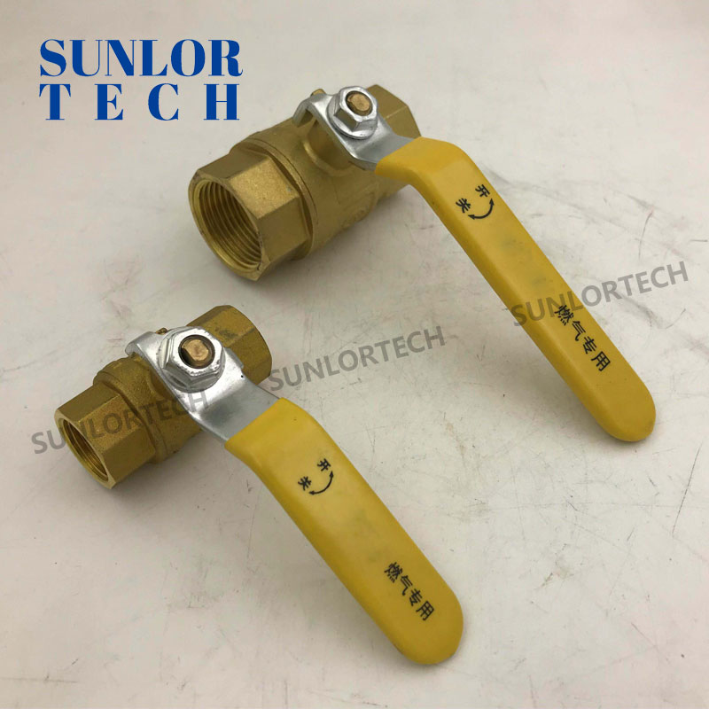 Manual gas ball valve