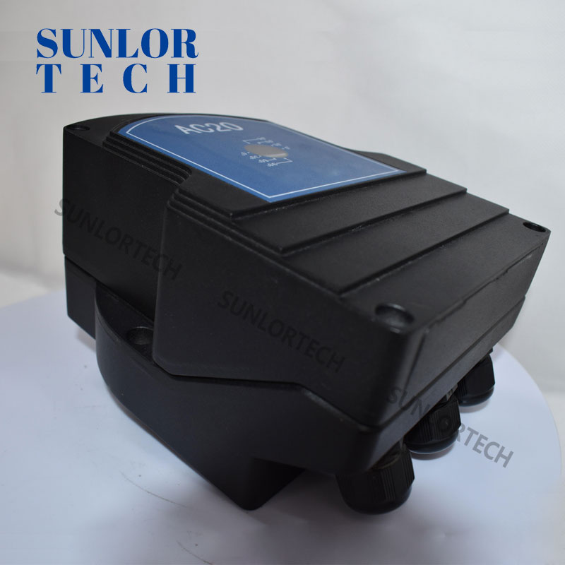 Электрический привод AC20 для дроссельных заслонок/заслонок. Регулирование газа 10:1, сохранение позиции при отключении питания.