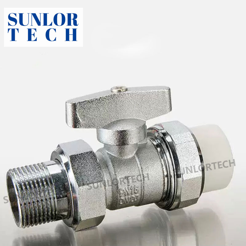 PPR brass live ball valve