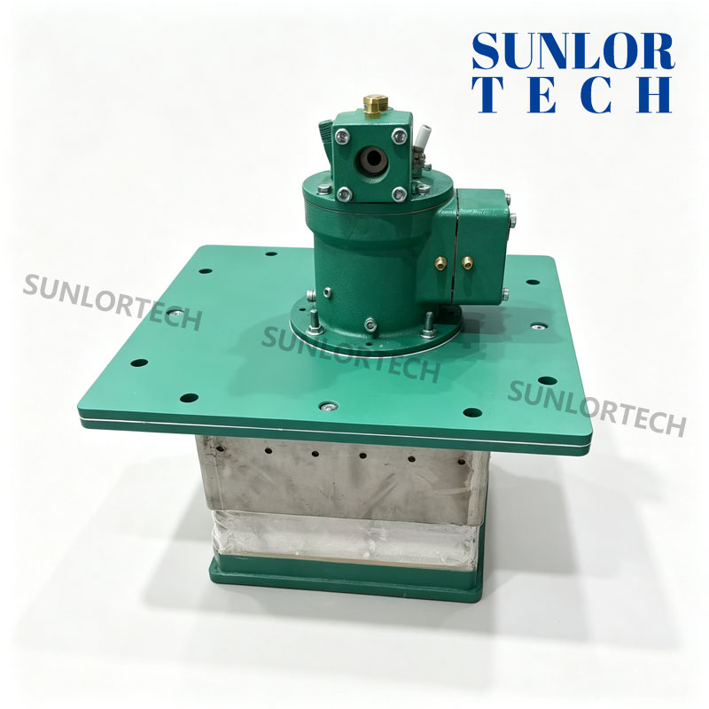 Quemador de Gas Industrial FN0075 Quemador de Combustión Directa de Bajo NOx 200kW Quemador para Horno de Alta Temperatura Detección de Llama UV Cámara de Horno