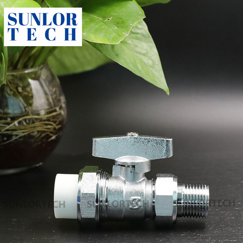 PPR brass live ball valve