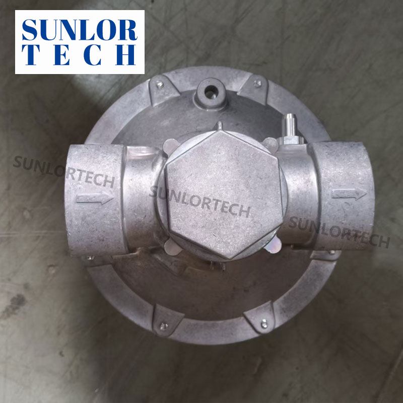Sunlortech AGK32 Válvula de mariposa con solenoide de pulso de aire, control de flujo, cierre de seguridad, evita la entrada incontrolada de aire al horno